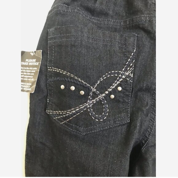 MOTHERHOOD Maternity Bling Jeans NWT Med Cropped Pants - Picture 3 of 8